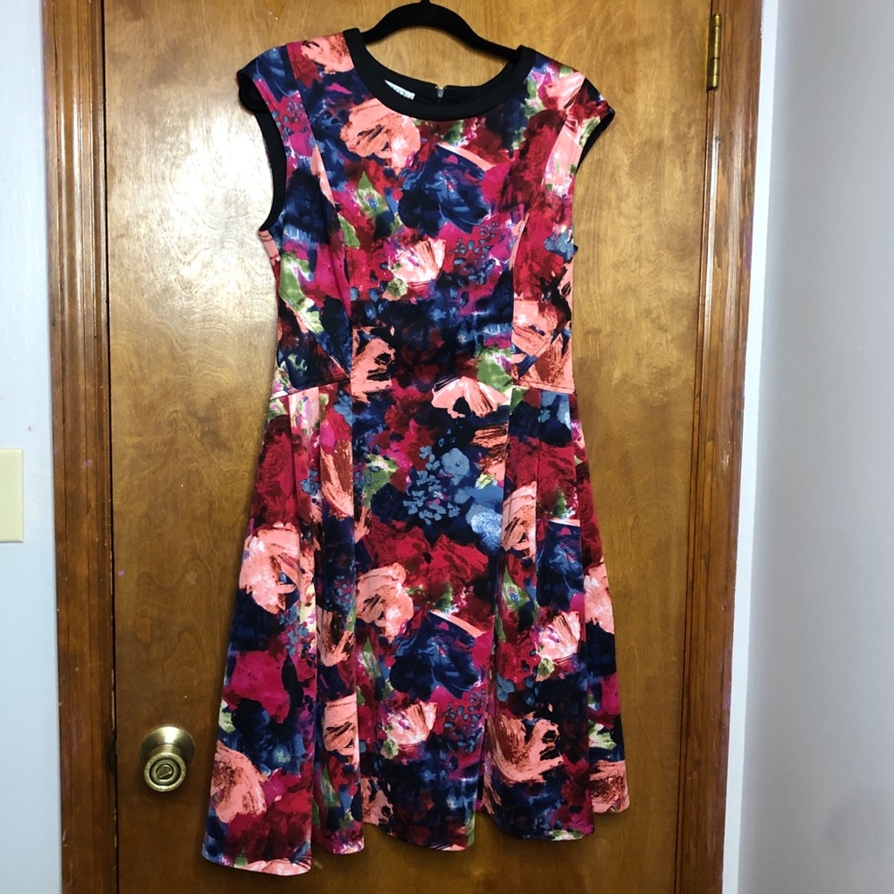 Floral skater dress. Gently worn.
